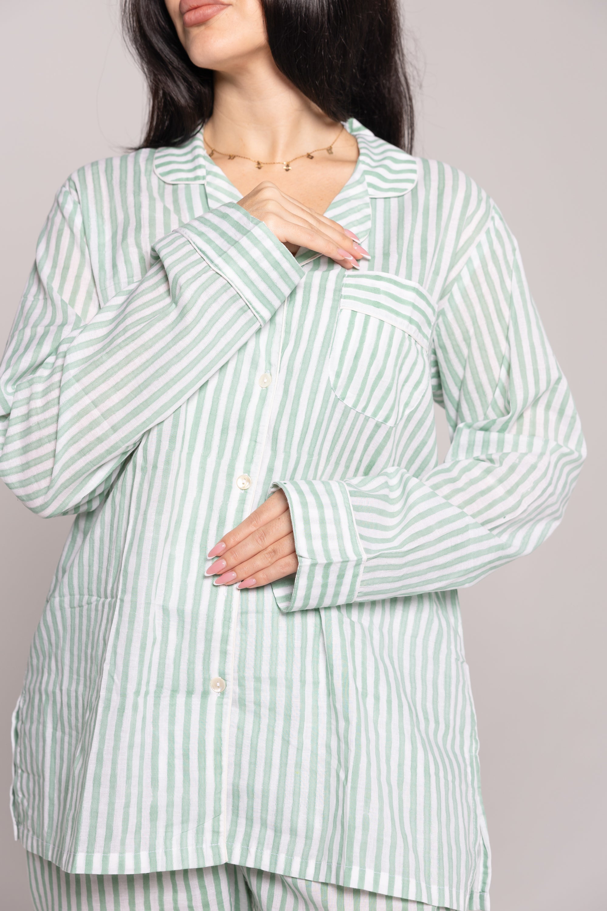 Pastel Mint Pajama Set