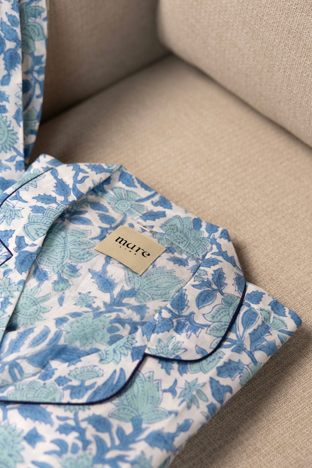 Blue Blossom Pajama Set